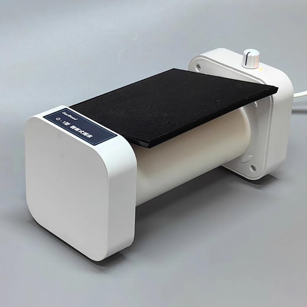 Toplionace Agitador de Balancín con Pantalla Digital de 220V CA y Velocidad Ajustable de 0 a 80 Rpm para Cultivos Celulares de Laboratorio y Experimentos Bioquímicos, Q-1