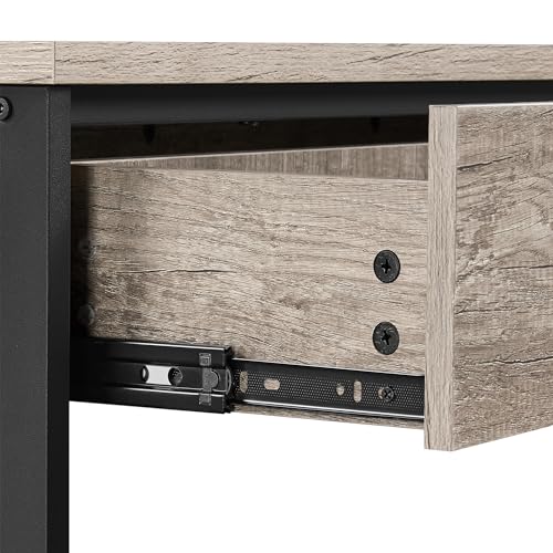 Console 3 Niveaux Bois/Métal Industriel 100 cm Yaheetech