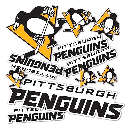 Calcomanía de vinilo Pittsburgh Penguins NHL acabado premium coche 2