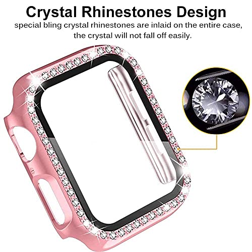 Miimall Bling Case Compatible for Apple Watch SE Series 6/5/4 44mm - Image 2