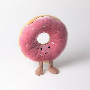 Amazon.co.jp: Jellycat Amuseables ドーナツぬいぐるみ 7インチ