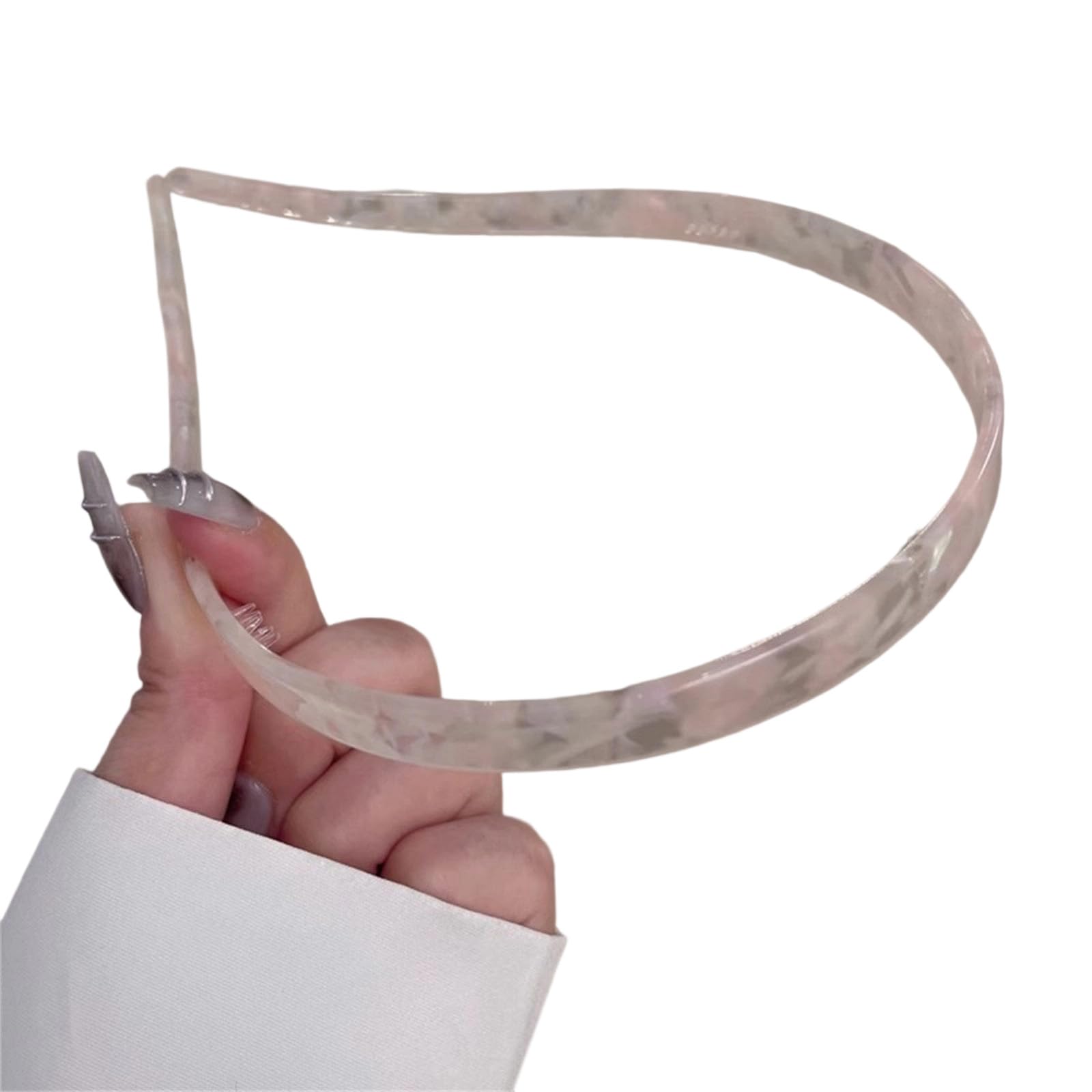 YUXITA NonSlip Hairband With Grip Lightweight Acetate Headbands For Women Girls Multi Color Set
