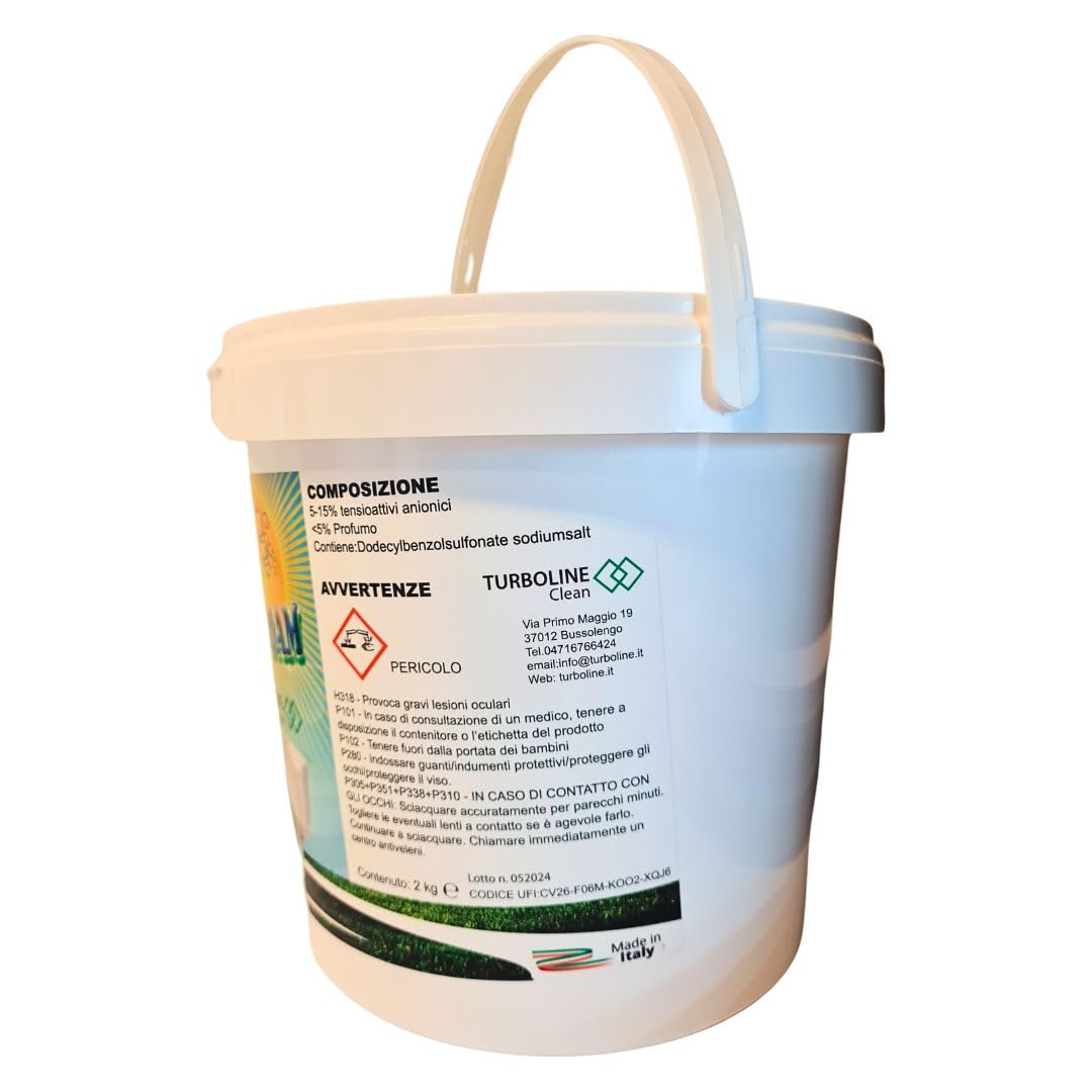 WC Foam Schiuma Detergente per Sanitari, Rimuove Calcare, Ruggine e Disinfetta, 2 kg