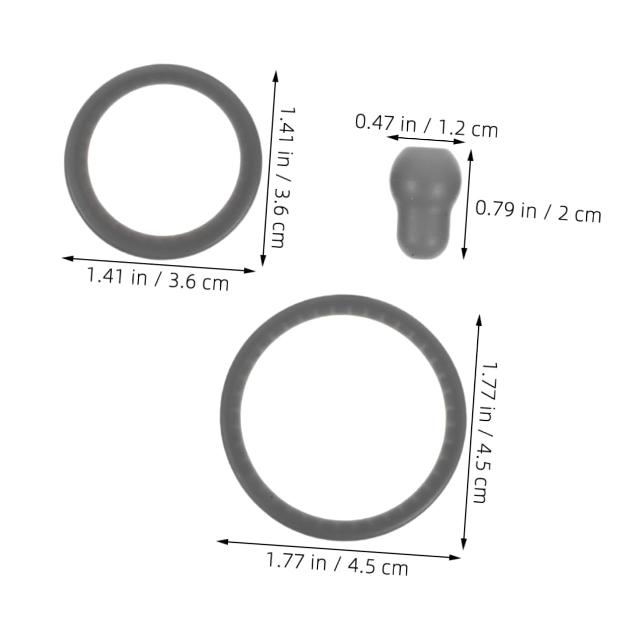 Didiseaon Silicone Ear Tips Kit 4 Pcs Ear Plugs Soft Sealing Membrane for Earbuds Diaphragm Replacement