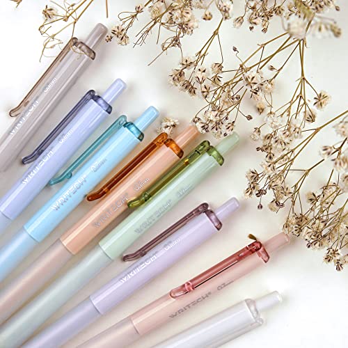Bolígrafos de gel retráctiles WRITECH multicolor 0.5mm y 0.7mm miniatura 4