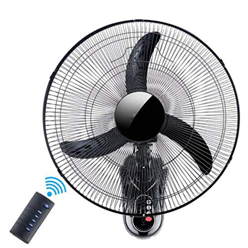 SaryEdge Ventilador de Pared silencioso con 3 velocidades y 3 Modos de Viento, oscilación de 120°, Temporizador de 15 h y Control Remoto, 60 W.(20 Pulgadas