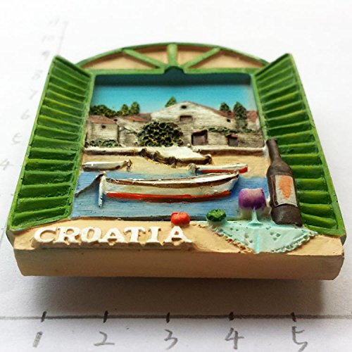 Kroatië - Kaart in 3d 3d Kaart Met Grenzen Van Regio ' S. Stock