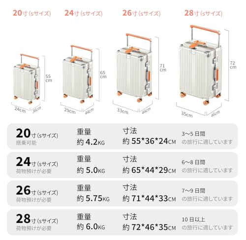 KPLDOL『日本デザイナー設計スーツケースアルミフレーム』