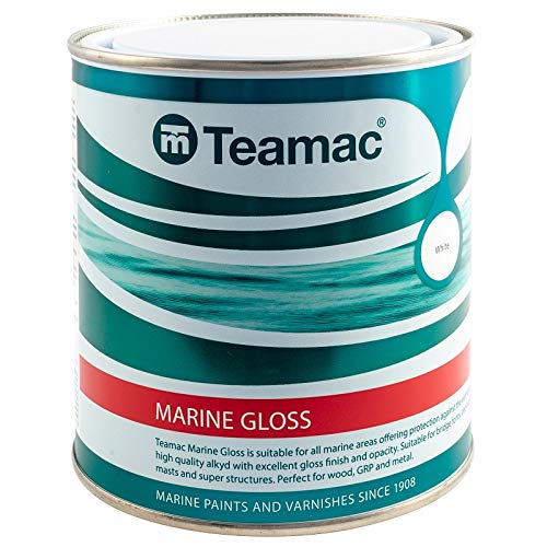 Teamac Marine Gloss - Black - 2.5 Litre