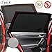 Produktbild Sonnenschutz Auto, 46 x 22 Universal Sonnenblende Auto Netz Sonnenschutz Auto Baby mit Zertifiziertem UV, Auto Sonnenshutz Kinder für Meshmaterial Schützt Mitfahrer, Kinder & Haustiere, 2 Stück
