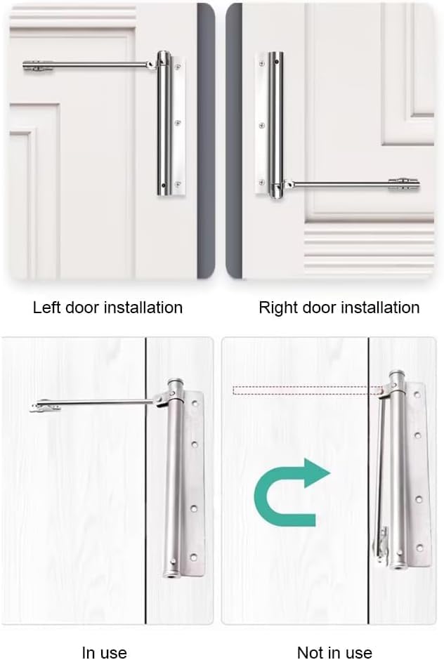 Outdazzle- Automatic Door Closer | Spring Door Closer | doorcloser for Home | Automatic Door Closure |Adjustable Spring Storm DoorCloser Heavy Duty with Allen Key and Screws 1