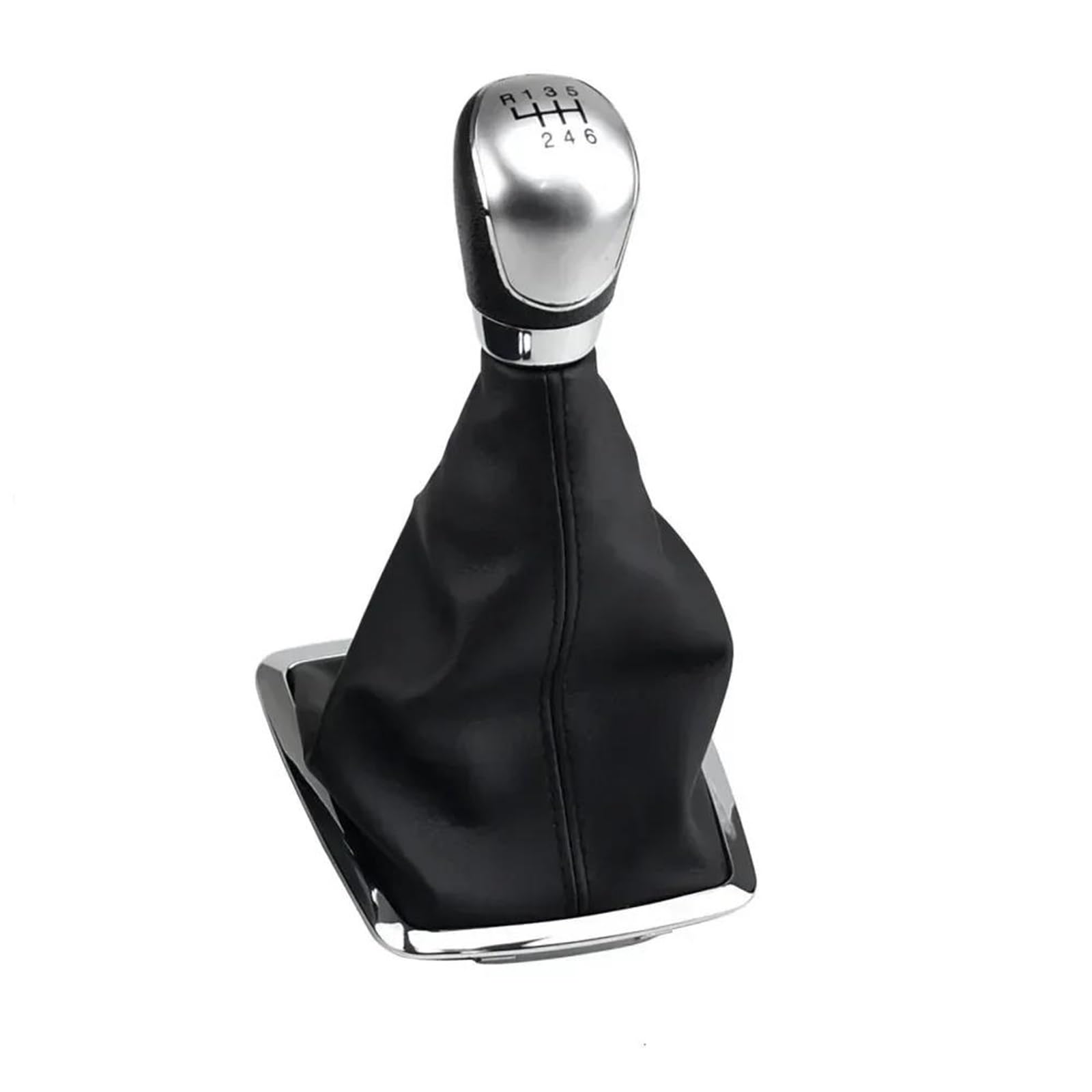 FSOZDBBPL Automotive Parts 5/6 Speed Gear Shift Knob Lever Handball Gaiter with Boot Cover for Focus 2 MK2 2005-2012(6 Speed White)