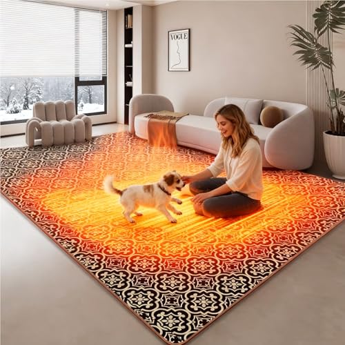 Calefactor Eléctrico Alfombrilla de Cuero Cerámico 110V
