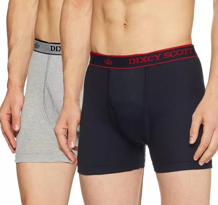 Cross Trunk for Men & Boys (Underwear/Trunk/Brief) (100% Cotton Trunk with Spandex Elastic) (Size- 80 cm-110 cm) (Multicolour-Assorted) (42 inch_105 cm, Pack of 02 Pcs.)-image-44