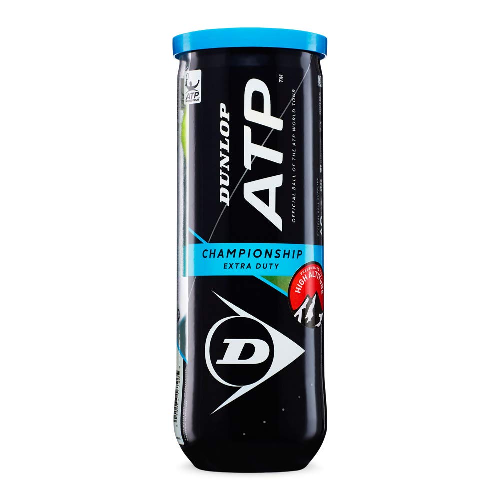 DUNLOP ATP Championship XD High Altidude Tennisbälle, Tasche