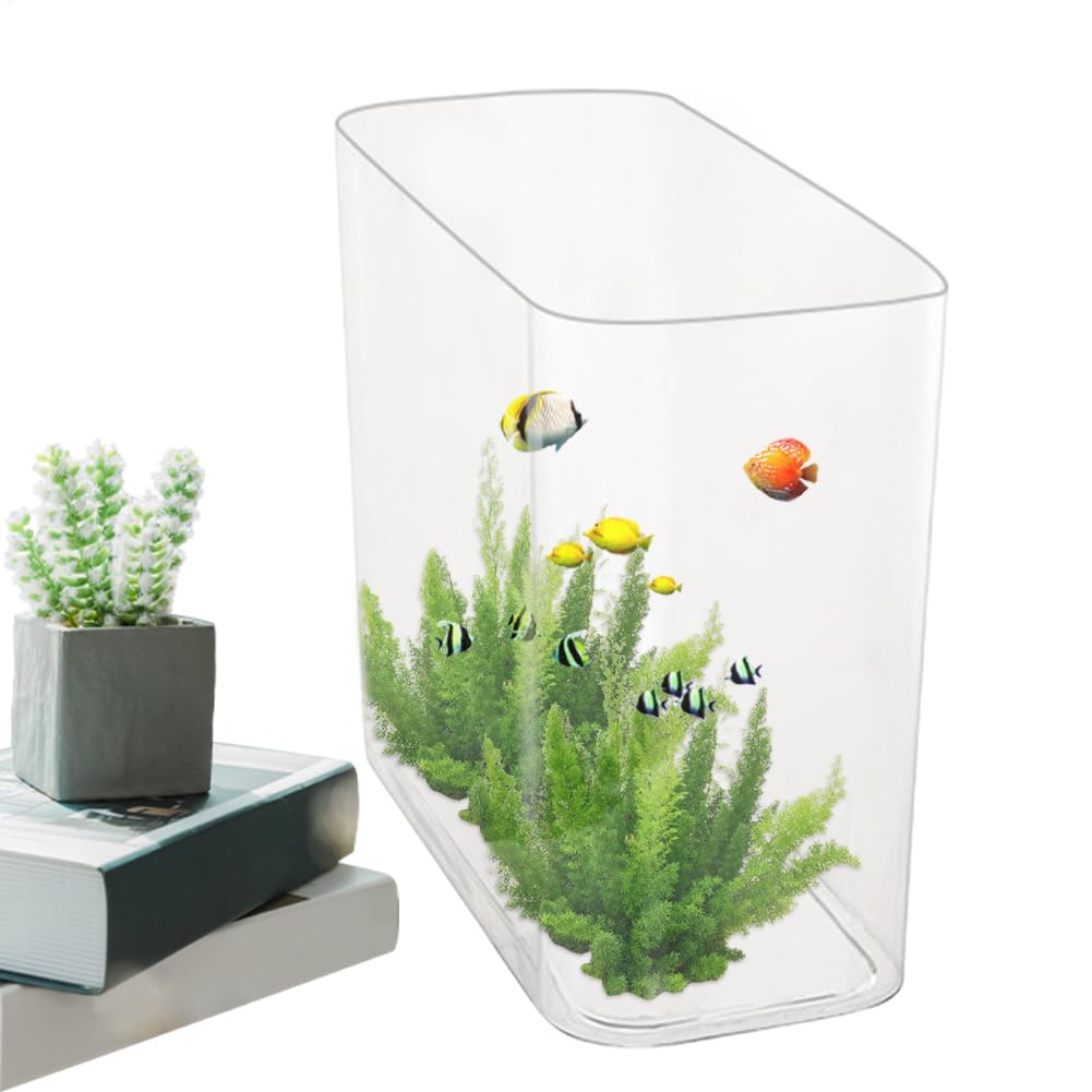 Acquario per acquario, vetro trasparente, filtrazione integrata, 31 x 15,5 x 28 cm, per Betta Fish, uso interno