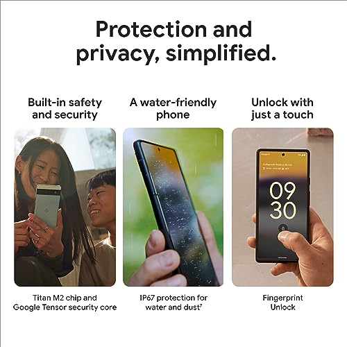 Image of Google Pixel 6a 5G (Chalk, 6GB RAM, 128GB Storage)