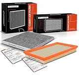 A-Premium 2-PC Engine & Cabin Air Filter with Activated Carbon Compatible with Nissan Altima 2013-2018, Murano 2015-2022, Maxima 2016-2022, Pathfinder 2013-2020 & Infiniti QX60 2014-2020, JX35 2013