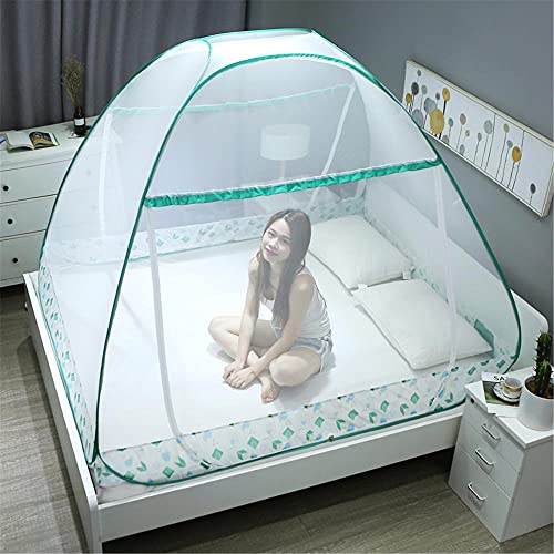 Moustiquaire filet pop-up anti-insectes pour lit double contre les piqûres nocturnes