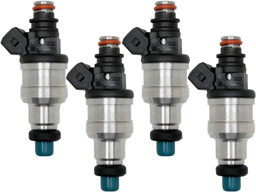 Fuel Injectors High Impedance 750cc Fuel Injectors Fit for Honda B16 B18 B20 D16 D18 F22 H22 H22A VTEC EV1 Clips