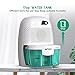 Afloia Electric Small Dehumidifier for Home, 2200 Cubic Feet Portable dehumidifier with 17oz Capacity for Bathroom Baby Room Bedroom RV Basement Caravan Office Garage, High Humidity, Auto Shutt Off