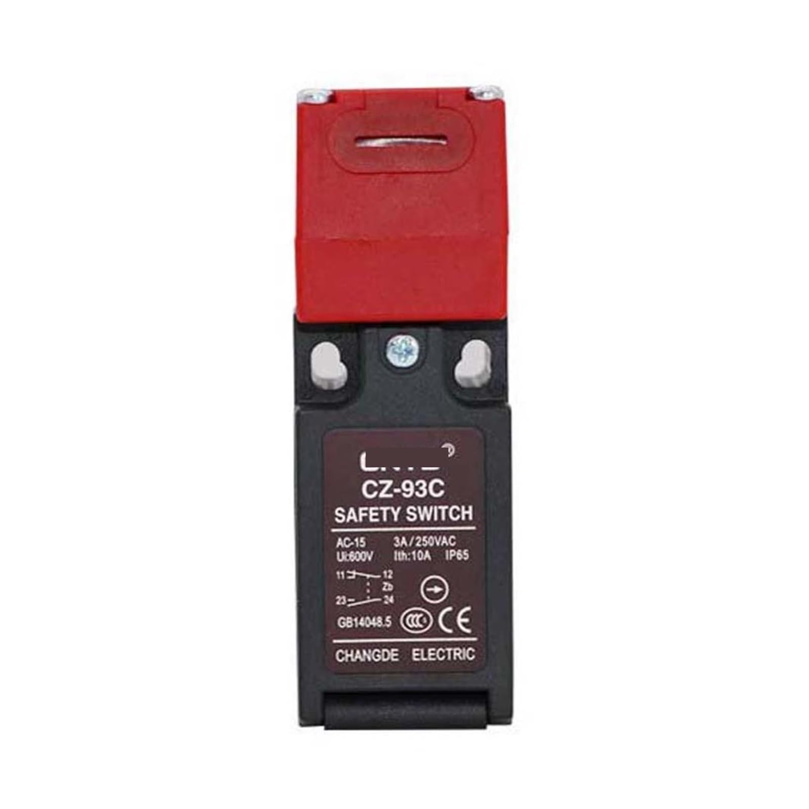 Interruptores de botón CZ-93B CZ-93C 250VAC 3A Interruptor de enclavamiento de llave de seguridad a prueba de agua Micro interruptor de límite de ahorro de energía Interruptores de puerta de seguridad