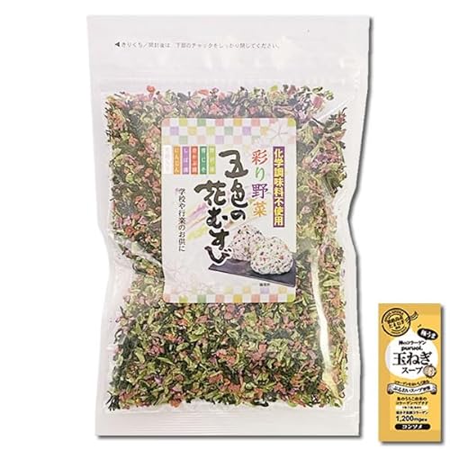 トーノー 業務用 五色の花むすび 200g 混ぜご飯の素 化学調味料不使用 コラーゲン玉ねぎスープ1食付き