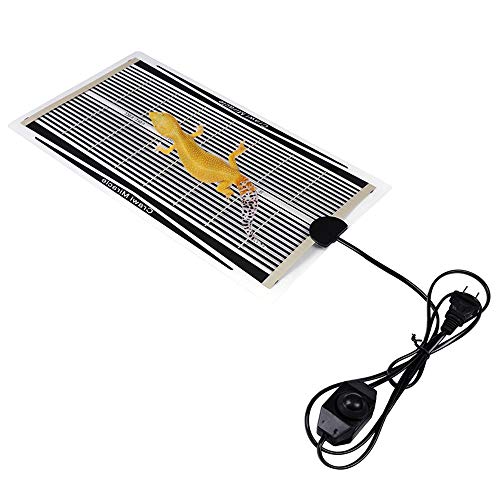 Reptile Heating Pad, 110V 35W Rapid Heating Under Tank Heat Mat Warmer Mat Terrarium Heating Pad with Temperature Control for Turtle, Snake, Lizard, Frog, Spider, Gecko, Chameleon by Giveme (35W)