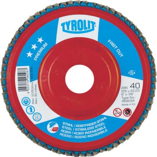 TYROLIT 160256 Flap Disc "Fast Cut" Premium Type 10 Pack