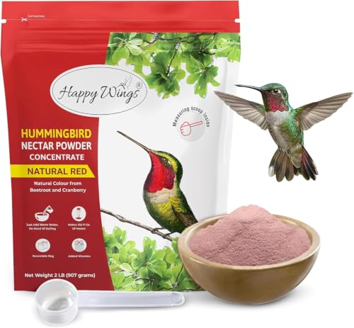Happy Wings 2 LB Natural Unflavored Hummingbird Nectar...