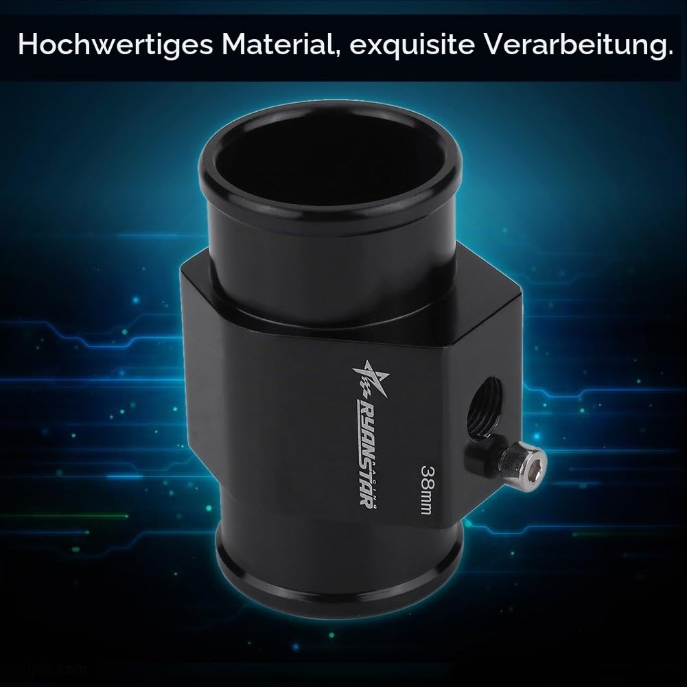 Qiilu Fühler für Wassertemperatur, Schlauch, Heizkörper, Rohr, Sensor, Adapter (38 mm)