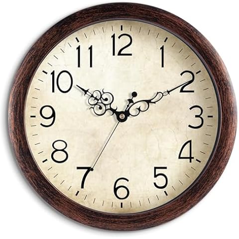 KECYET Vintage Wall Clock 14 Inch Cover