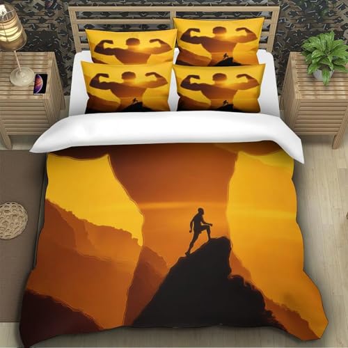 Housse de couette cheval mythique hypoallergénique lit 2 p - 5