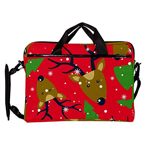 Bolso bandolera para portátil de 14 a 15.4 pulgadas con diseño de copo de nieve 3