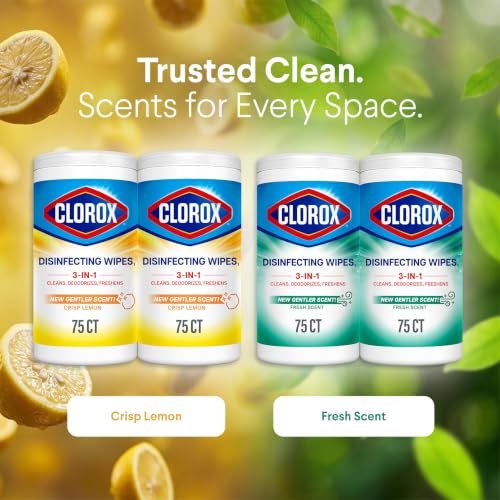 Clorox Disinfecting Wipes Cleaning Variety Pack, 75 Count, 4 Pack - image 8