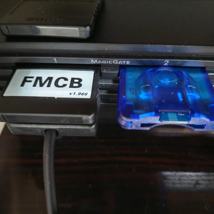 PS2 FMCB Boot Card and PS2 Disc-Free MX4SIO Adapter (Dual TF/SD Slots) Bundle for PS2 18000 30000 50000 70000
