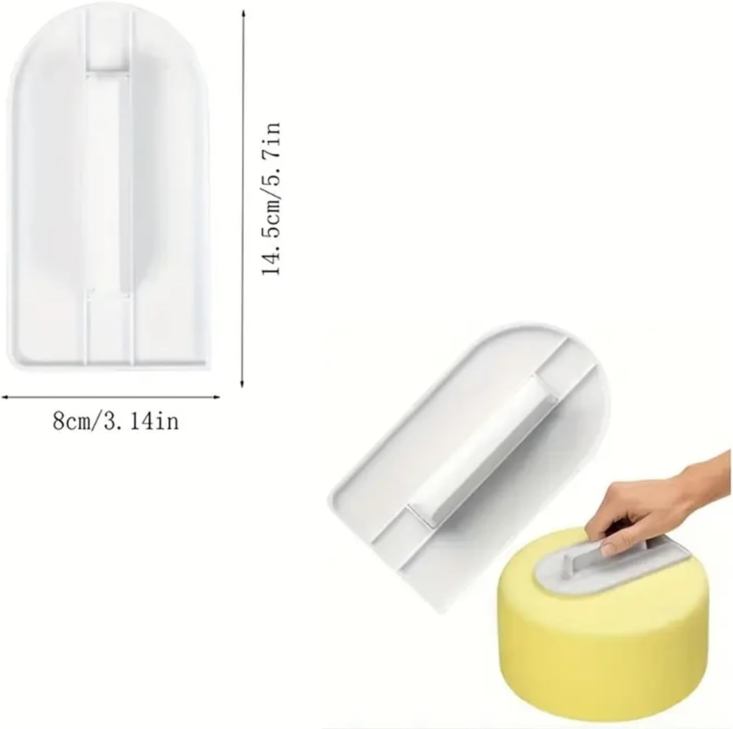 Fondant Smoother 26pcs Plastic Cake Decor Tool - Icing Mold, Smoother, Spatula, Scraper