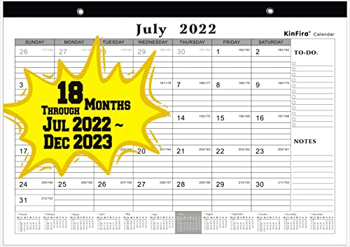 Large Desk Calendar 2022-2023 17 x 12 Inch - Monthly Desktop Calendar From July 2022 To December 2023 Academic 150GSM Thick Calendar with Ruled Blocks Large Desk Calendar 2022-2023 17 x 12 Inch - Monthly Desktop Calendar From July 2022 To December 2023 Academic 150GSM Thick Calendar with Ruled Blocks