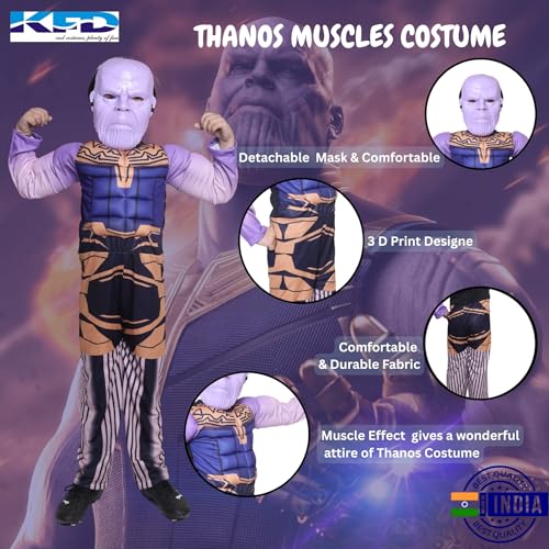 Image of Kaku Fancy Dresses Superhero Costume for Kids - Fancy Dress Outfit for Birthday, Halloween, Role Play