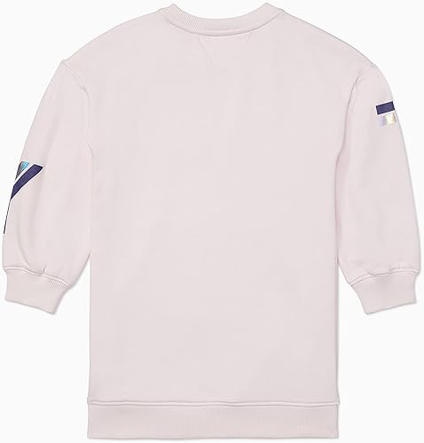Miniatura 2 de Tommy Hilfiger Vestido tipo sudadera adaptable para niña con cierre de velcro en los hombros