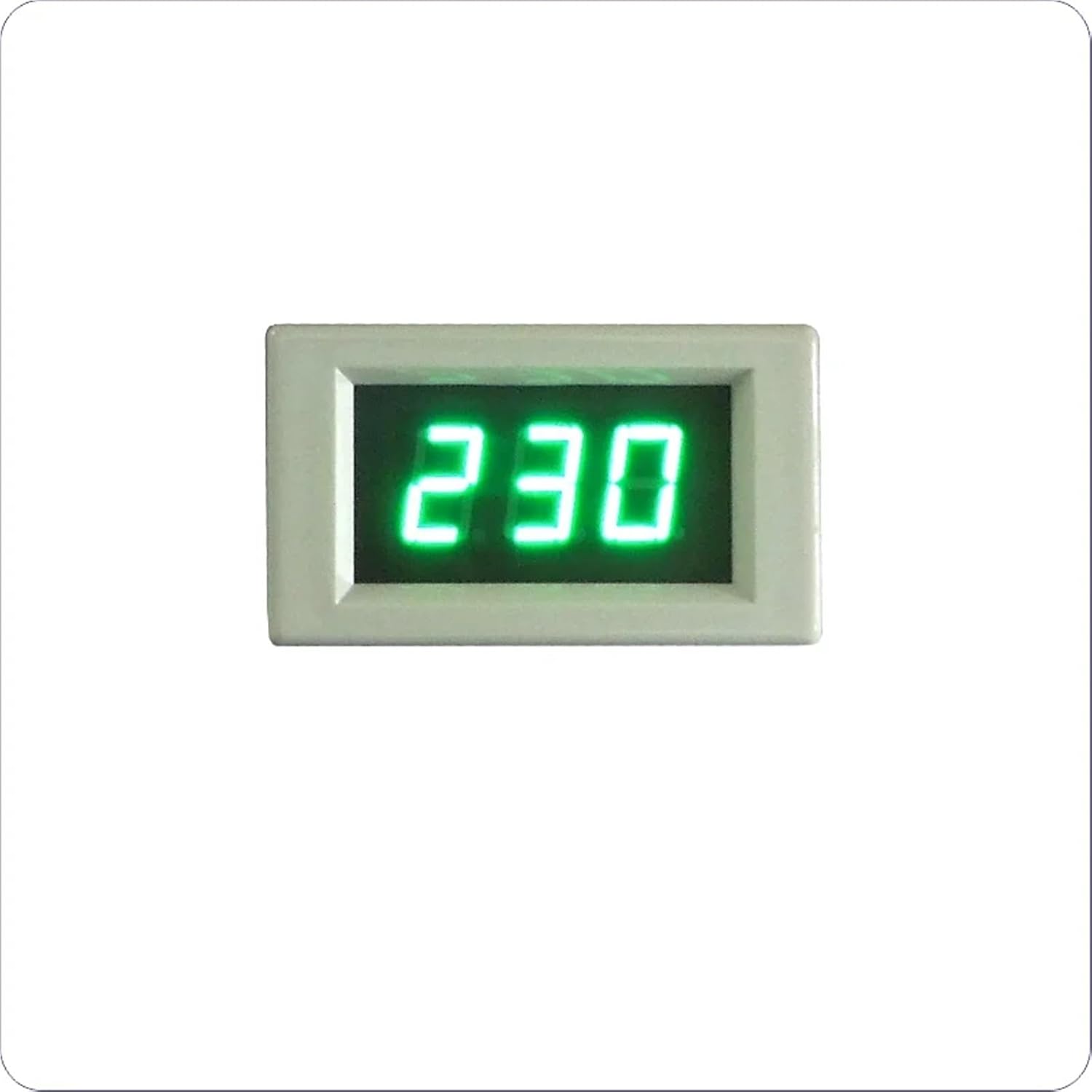 1pc YB4835 LED AC Voltmeter Voltage Meter 30-500V Digital Monitor 100V 110V 120V 240V 380V Detector D85 Volt Panel Meter Display DIY(Green Digits (White))