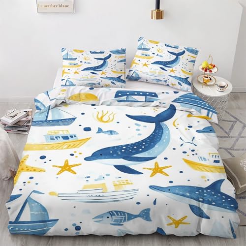 Housse de couette 160x200 en microfibre douce avec fermeture éclair - 2