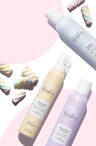 Miniatura 2 de milk_shake Lifestyling Mousse voluminizadora  Espuma de sujeción media a fuerte  Proporciona retención corporal, volumen y rizos  6.4 oz (6.8 fl oz)
