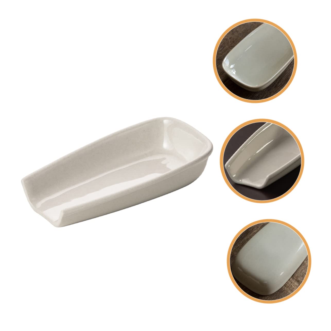 BIUDECO Loose Leaf Tea Spoon Ceramic Tea Scoop Tea Tins for Loose Tea Tea Shovel