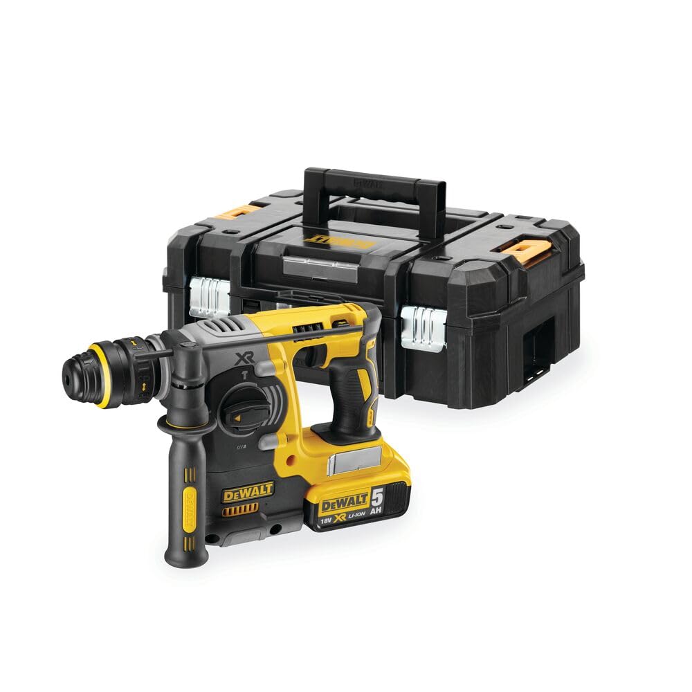 DEWALT DCH273P2 młotek obrotowy SDS-Plus 2 1J 400 W 2x 18 V 5 Ah Black Yellow