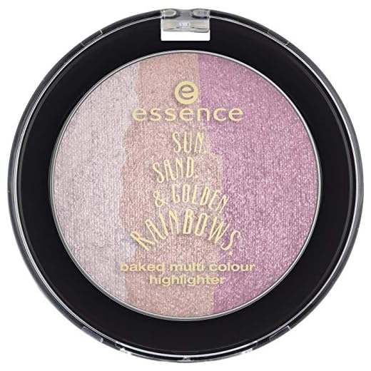 Essence Sun. Sand. & Golden Rainbows. baked multi colour highlighter Nr. 01 dreams are calling Inhalt: 4,5g