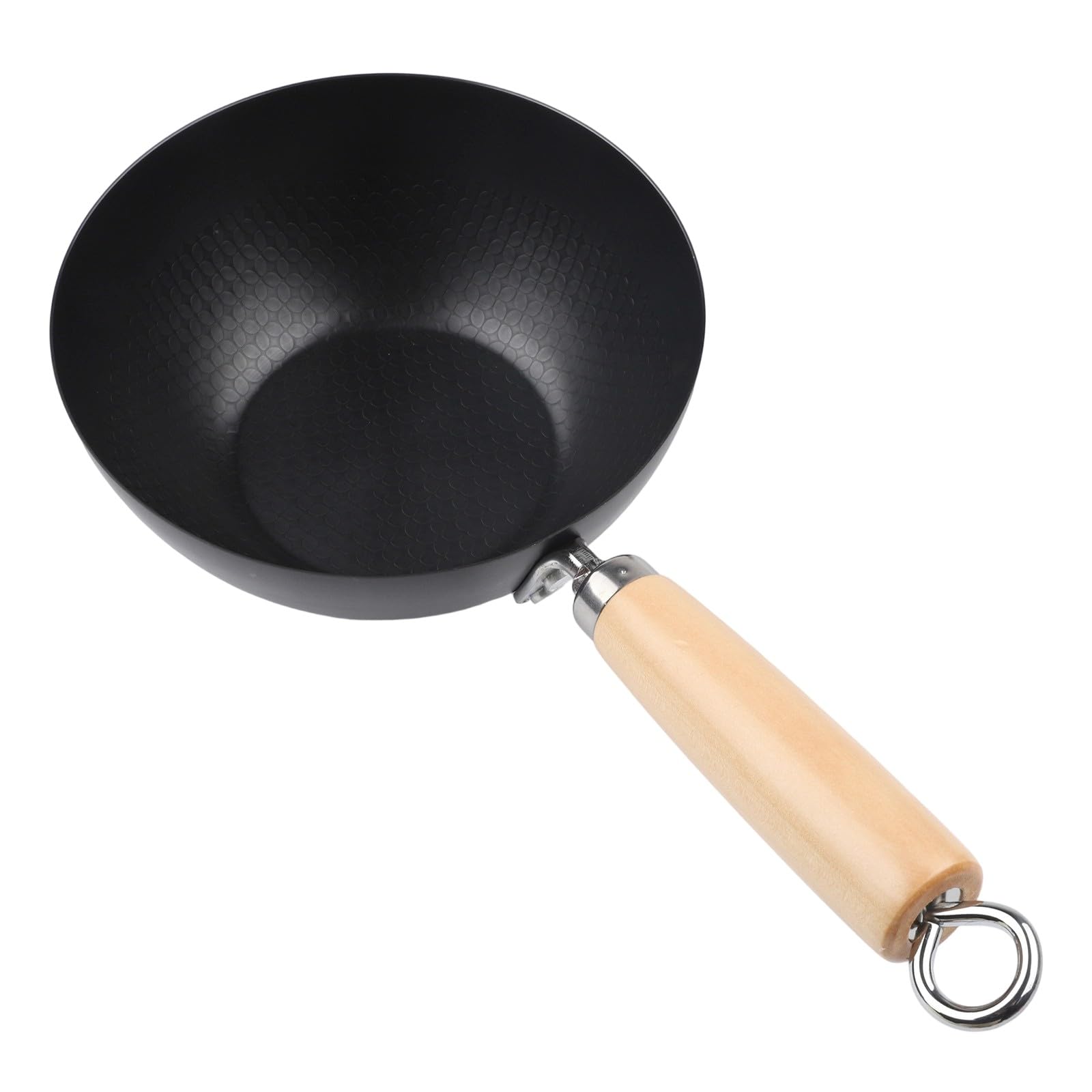 Wok fond plat pour plaques induction idéal pour cuire à la vapeur