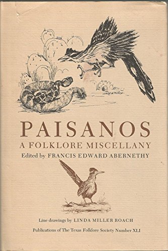 Paisanos, a folklore miscellany (Publication of... B0006WR3SY Book Cover