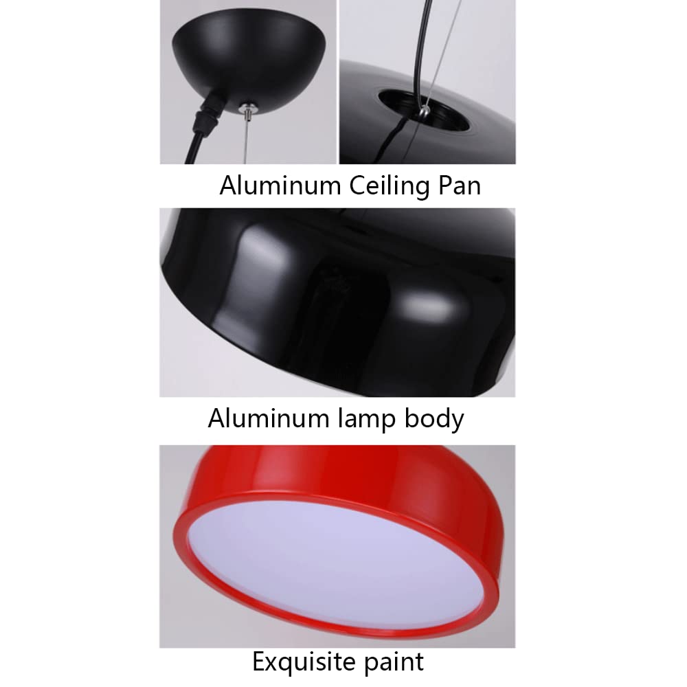 THAELY Paralume Da Magazzino A Sospensione In Metallo Nero Grande Illuminazione A Sospensione Industriale Vintage Lampada A Sospensione A Soffitto Da 1 Confezione Da 23,6 Pollici Per Isola Cucina