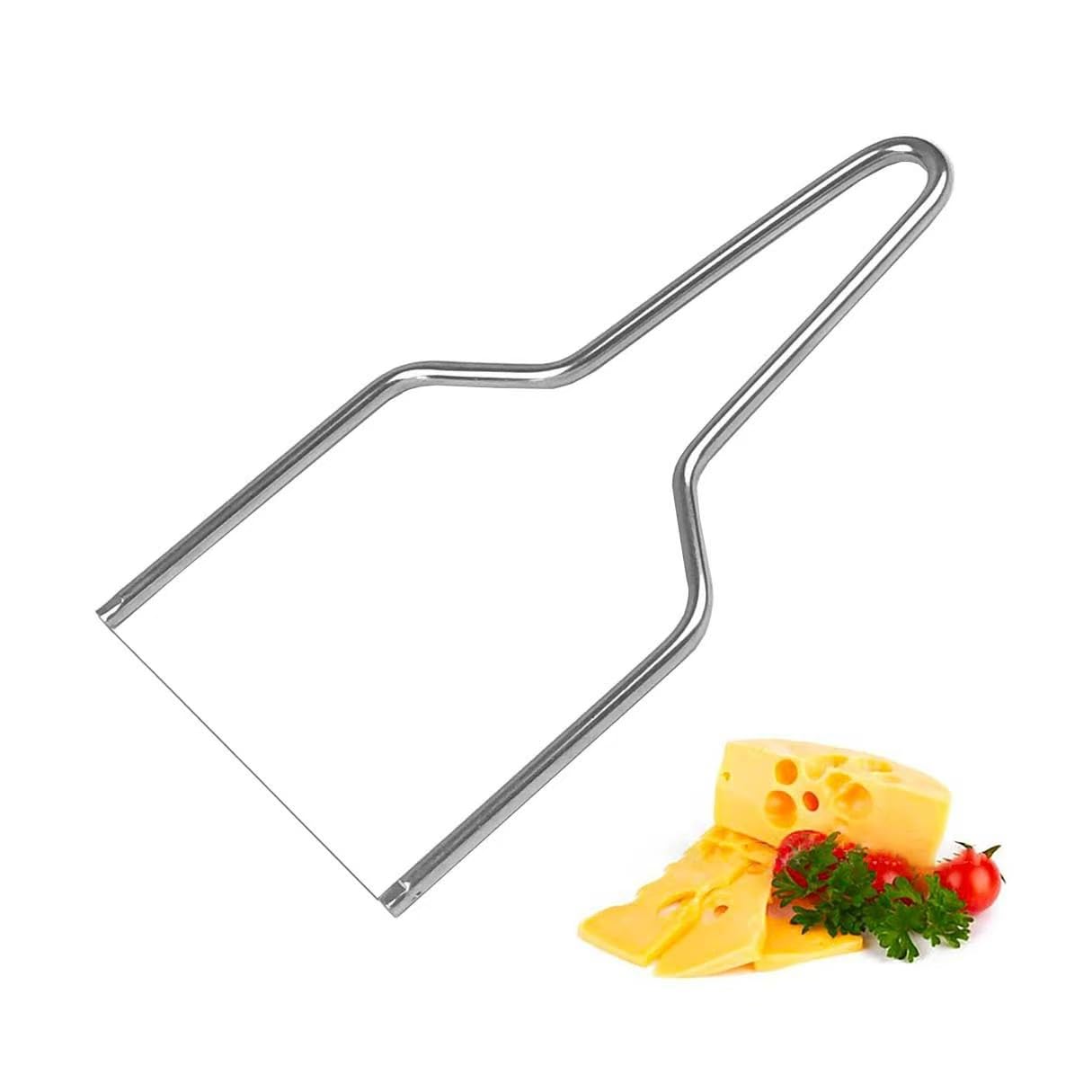 1Pc Cheese Slicer with Wire Stainless Steel Cheese Cutter for Block Butter Slicer Tool ?